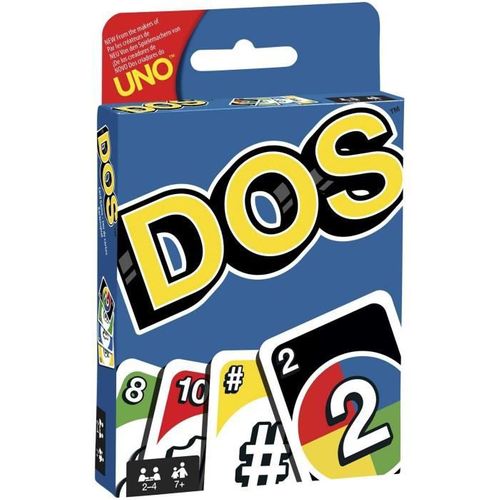 Dos Jeu De Cartes 2 A 4 Joueurs A Partir De 7 Ans Inspiré Du Célebre Jeu Uno