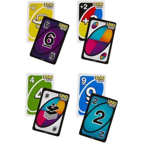 Uno Flip Jeu De Cartes Réversibles 2 A 10 Joueurs 7 Ans Et +