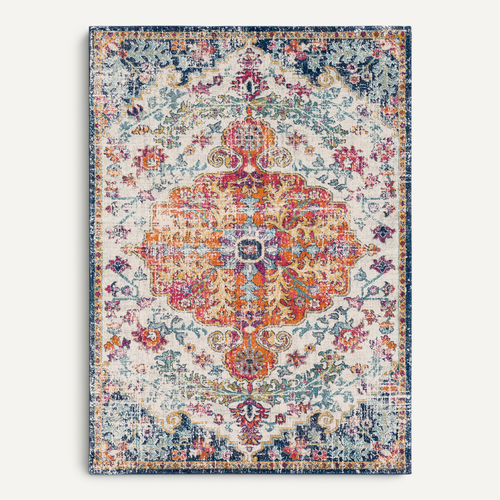 Tapis Vintage Oriental Multicolore/orange 200x275 Cm Lou