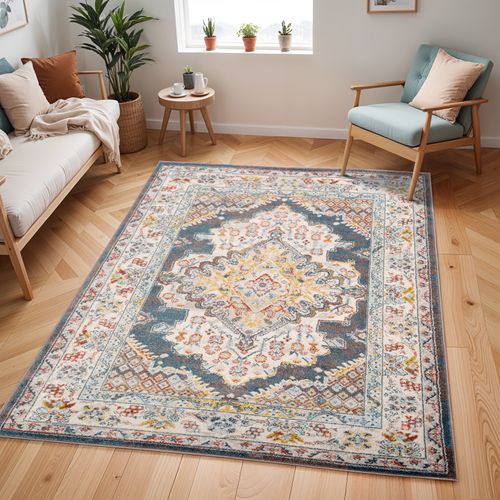 WON-Tapis imprimé oriental Multicolore 140x200 cm HB-3 - Cdiscount Maison