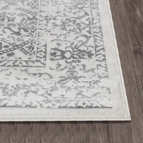 Tapis Vintage Oriental Blanc/gris 200x275 Cm Margaux