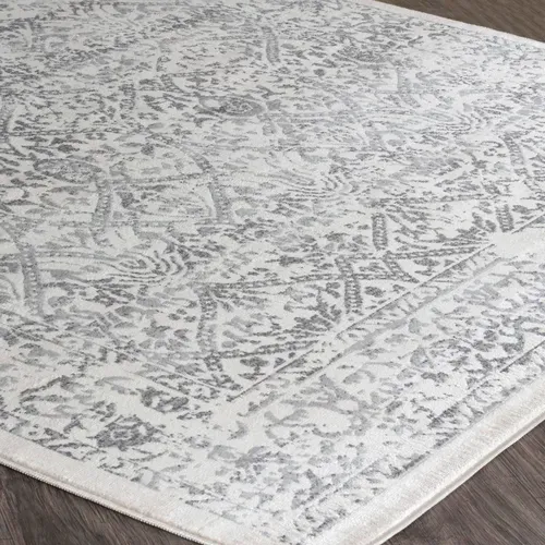 Tapis Vintage Oriental Blanc/gris 200x275 Cm Margaux