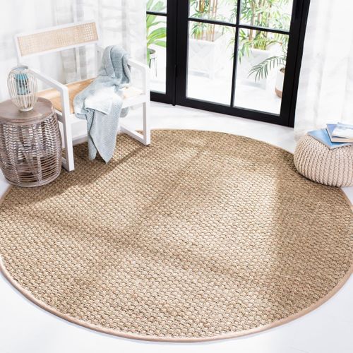 Tapis Natural Fiber 244 X 244 Cm Fibre Naturelle Roselyn Neutre