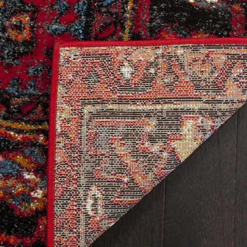 Tapis Persan 201 X 201 Cm De Transition Henley Rouge / Multi