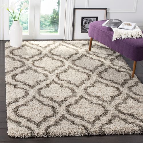 Tapis Hudson Shag 155 X 229 Cm Shag Mati Gris