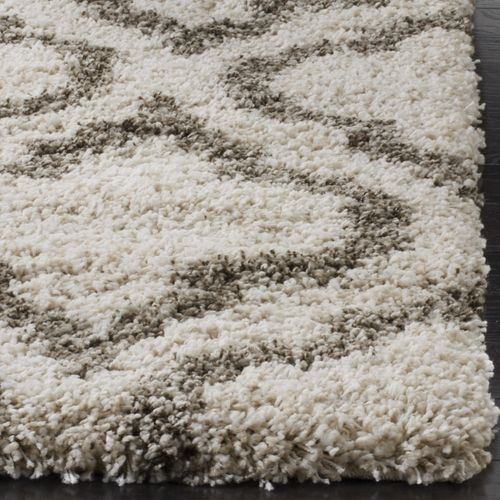 Tapis Hudson Shag 155 X 229 Cm Shag Mati Gris