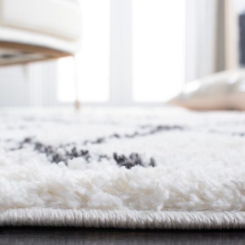 Tapis Shag Berbère 122 X 183 Cm Shag Temara Marron
