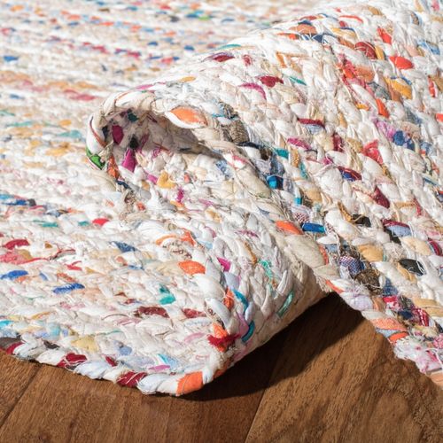 Tapis Braided 76 X 122 Cm Boheme Halcyon Ivoire / Multi