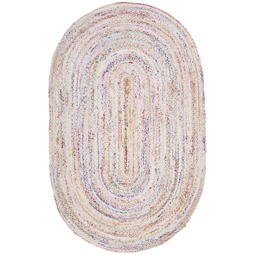 Tapis Braided 91 X 152 Cm Boheme Halcyon Ivoire / Multi