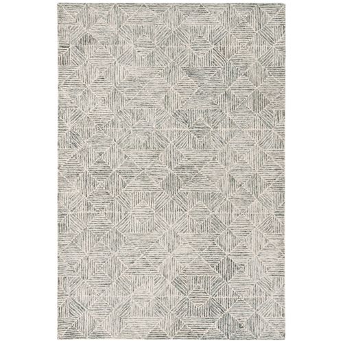 Tapis Abstract 152 X 244 Cm Moderne Azure Green / Ivory