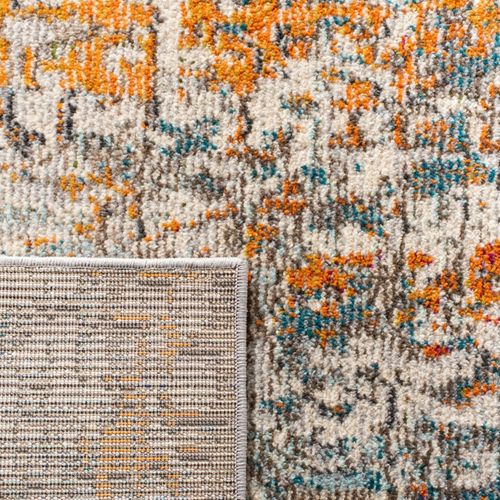 Tapis Madison 244 X 305 Cm Contemporain Manjor Gris/orange