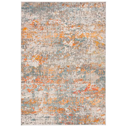 Tapis Madison 244 X 305 Cm Contemporain Manjor Gris/orange