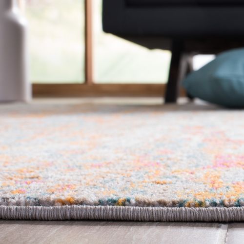 Tapis Madison 244 X 305 Cm Contemporain Manjor Gris/orange