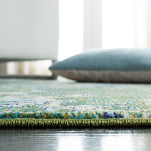 Tapis Madison 183 X 274 Cm Contemporain Paisley Vert / Turquoise