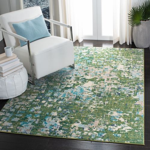Tapis Madison 183 X 274 Cm Contemporain Paisley Vert / Turquoise