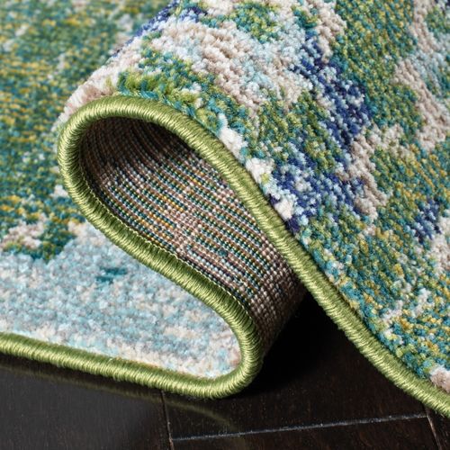 Tapis Madison 183 X 274 Cm Contemporain Paisley Vert / Turquoise