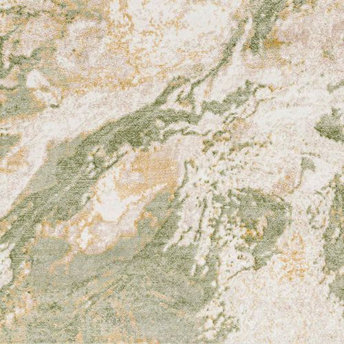 Tapis Abstrait Moderne Vert 200x275 Cm Octavia