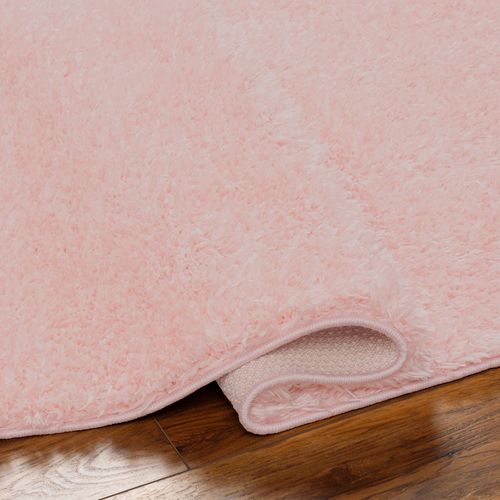 Tapis Shaggy Uni Rose Clair 120x180 Cm Soso