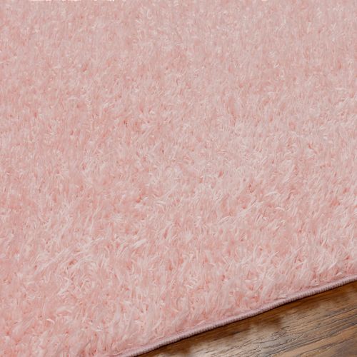 Tapis Shaggy Uni Rose Clair 120x180 Cm Soso