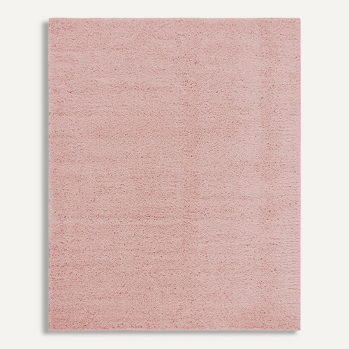 Tapis Shaggy Uni Rose Clair 120x180 Cm Soso