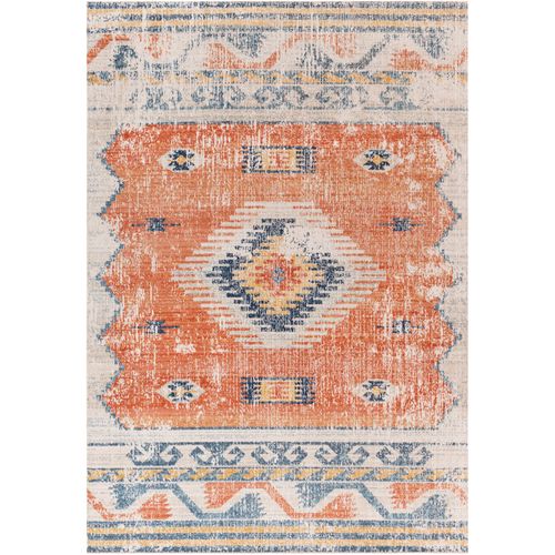 Tapis D'extérieur/intérieur Rouge/bleu 120x170 Cm Nawel