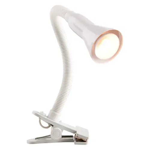Lampe de bureau ALPHA 2 Blanc vue 3/4