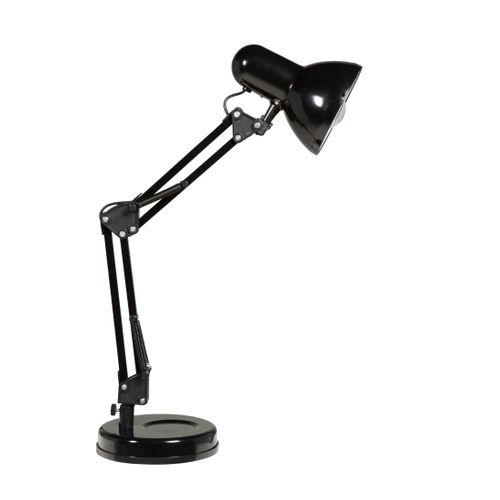 Lampe de bureau ARCHI 2 Noir vue de profil