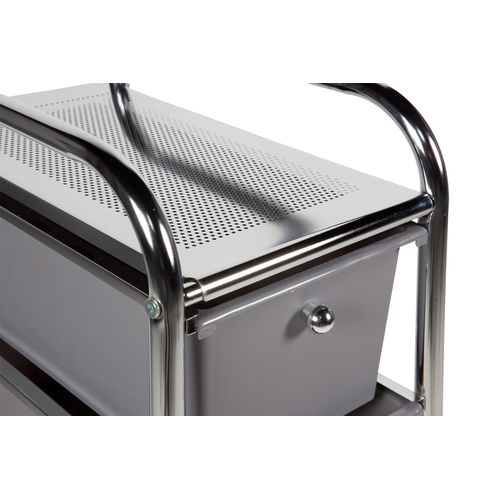 Meuble 5 tiroirs OSCAR Gris