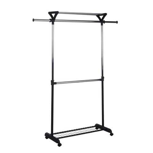 Portant MULTI Noir / Chrome vue 3/4