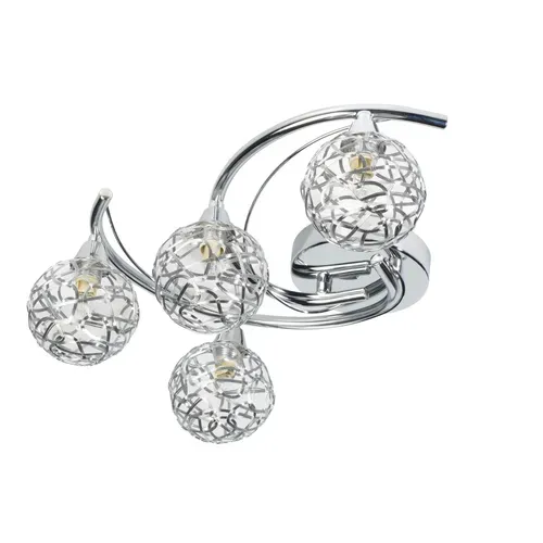 Plafonnier 4L ANTHY Chrome