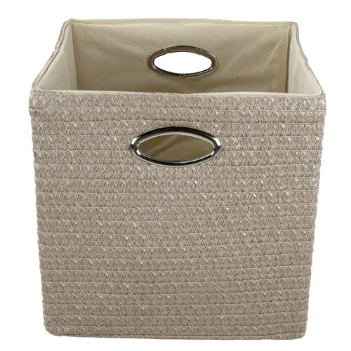 Panier pliable COCOONS Beige vue de face
