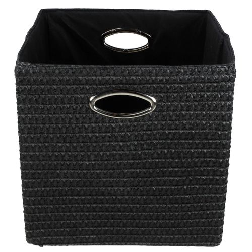 Panier pliable COCOONS Noir vue de face