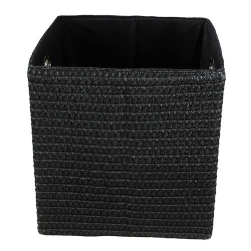 Panier pliable COCOONS Noir vue de profil