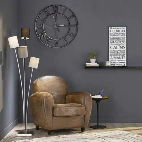 Horloge D.76 cm STATION Noir vue d'ambiance 1