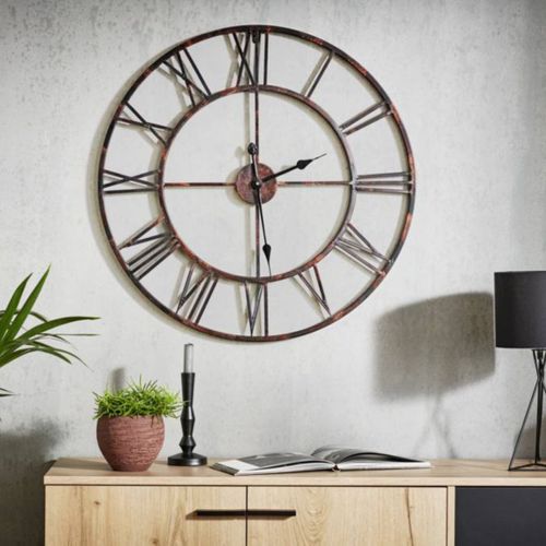 Horloge D.76 cm STATION Noir