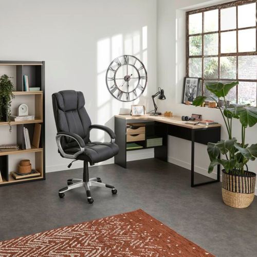 Horloge D.76 cm STATION Noir