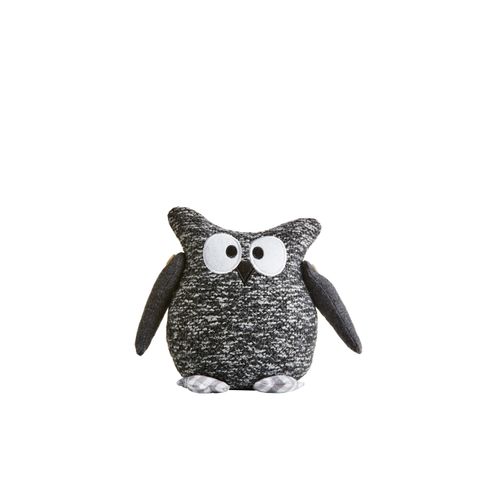 Bloc porte HIBOU Noir / Blanc vue de face