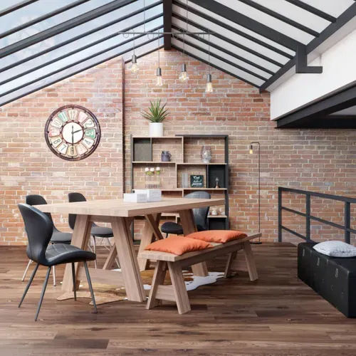 Horloge D.80 cm ATHENA Multicolor vue d'ambiance 1