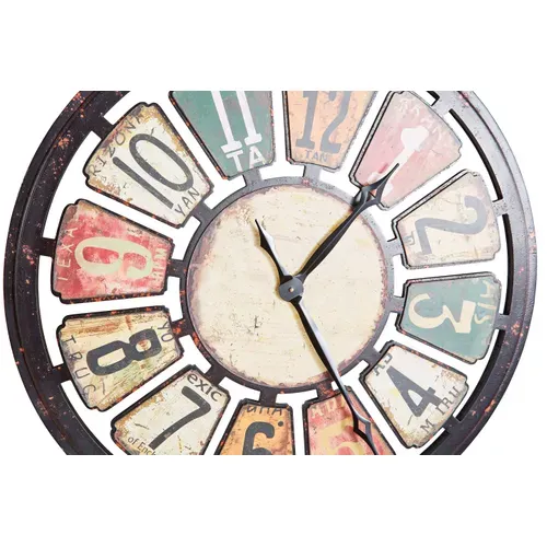 Horloge D.80 cm ATHENA Multicolor vue détaillée