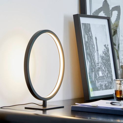 Lampe à poser CIRCLE Noir mat