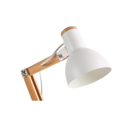 Lampe de bureau PIXIE Blanc/bois vue détaillée