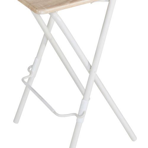 Chaise de bar pliante LINO Naturel vue accessoires