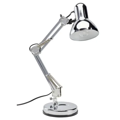 Lampe de bureau ARCHI Chrome vue de face