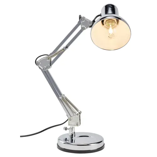 Lampe de bureau ARCHI Chrome vue 3/4