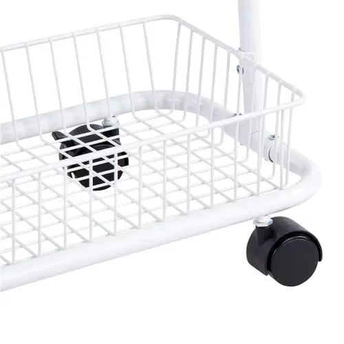 Desserte 3 paniers FILOU Blanc vue accessoires