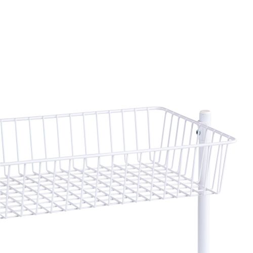 Desserte 3 paniers FILOU Blanc vue détaillée