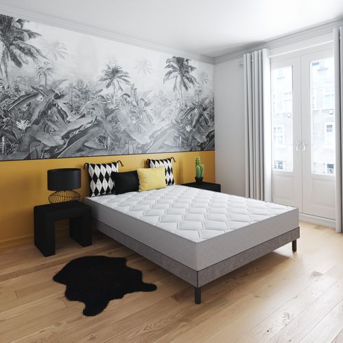 Coussin 40x40 cm BOHEMIA Noir / Blanc