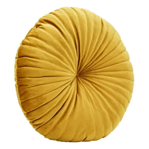 Coussin D.40 cm TEDDY Moutarde