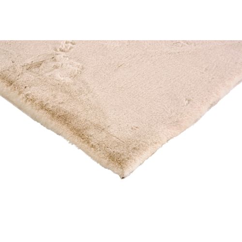 Tapis fausse fourrure 150x200 JACOB Beige