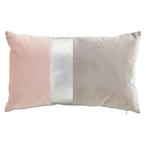 Coussin 30x50 cm ROMY Rose vue de face